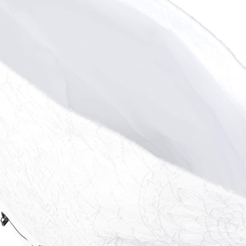 Desigual Women's Woven Backpack Big White, White