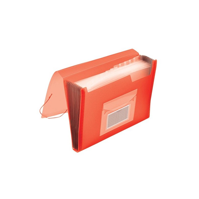 Expanding File Folder with elastic band closure Q-CONNECT, PP, A4,