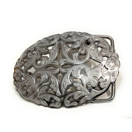 NELIDAS SOUTHERN IMPORTS OVAL WESTERN BELT BUCKLE COWBOY RODEO BUCKLE, HEBILLA VAQUERA