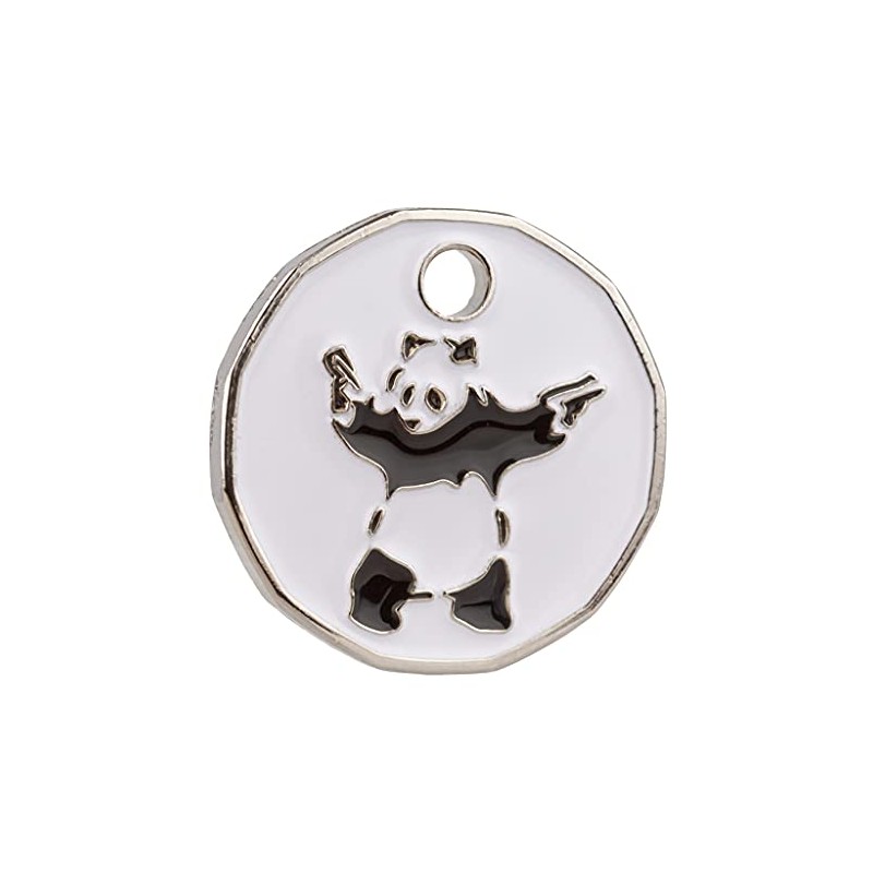 HENBRANDT Banksy Panda with guns urban art Trolley locker Token