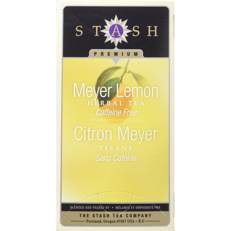 Stash Tea Meyer Lemon Herbal Tea 20 Count