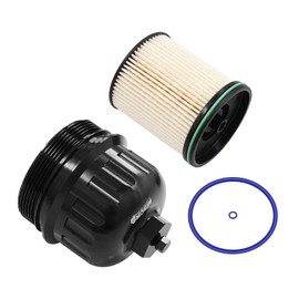 Billet Fuel Filter Housing Cap Compatible with 2017-2019 Chevy/GMC 6.6L L5P Duramax Diesel 134001 2500HD 3500HD (with TP1015 fuel filter)