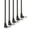 ExcelValley - 5-Pack - Right Angle Mono Modular Patch Cables