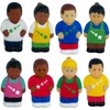 Get Ready Kids Multicultural All-Star Children Figurines, 3", Set of