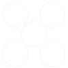 sourcing map Pack of 5 Protective Films 33 mm Soft