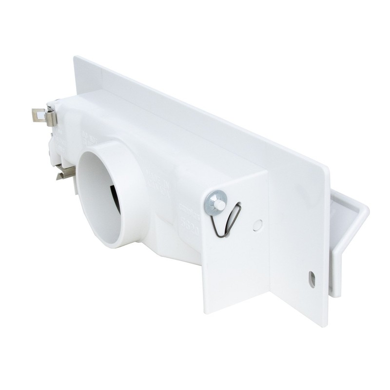 Vaculine Kehrschaufel CanSweep Weiß Steckdose Einlassventil für Zentralstaubsauger