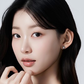 Gold&Deer 14K Goldfield Mini Simple Half Ball Earrings White Gold / 골드앤디어 14K 골드필드 미니 심플 하프 볼귀걸이 화이트골드