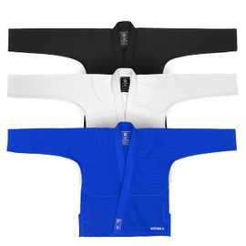 Sanabul Model Zero BJJ Gi Jacket for Men & Women IBJJF Approved Jiu Jitsu Gi Top - Blue/White, A3 (Jacket)