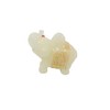 Feng Shui Set of 3 White Jade Elephant Statues Wealth
