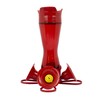 Perky-Pet 403CP Pinch Waist Plastic Hummingbird Feeder, 8-Ounce , Red