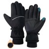 Beurlike Winter Gloves for Men Touchscreen Thermal Fleece Coldproof Water