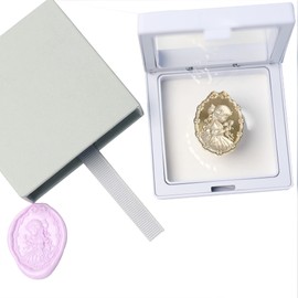 Rose and Girl Wax Seal Stamp,STAMPMASTER Creative 3D Sealing Wax Stamp for Birthday Collection Christmas New Year Party (Rose & Girl)