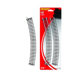 Mehano MEHANOF210 30849 H0 4er Set gebogenes Gleis