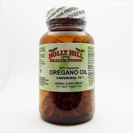 Holly Hill Health Foods, Oregano Oil, 120 Liquid Vegetarian Capsules