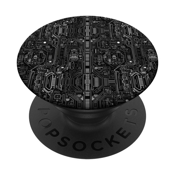 Cyberpunk Circuit Board Pattern PopSockets Standard PopGrip