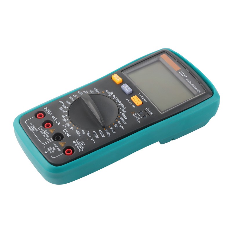 DT87 Multimeter 6000 Counts AC/DC Volt Amp Ohm Capacitance Frequency
