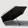 JAJU [JAJU] 3-Section Automatic Blackout Sun/Rain Umbrella - Beige