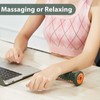 BESKAR Foot Massager Roller for Plantar Fasciitis Relief Black Green