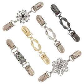 6PCS Sweater Clips, Dress Cinch Clips, Waist Cincher Clip for Stylish Outfits, Clothing Cinch Clip, Cardigan Clips to Hold Sweater Together