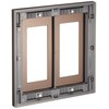 Panasonic WTV6206A1 Square F Plate for 6 Cats Dark Brown