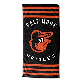 THE NORTHWEST COMPANY Baltimore Orioles Striped Beach Towel 30" x 60"