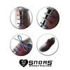 SNORS 2 Pairs of Waxed Round and Flat Shoelaces, 18