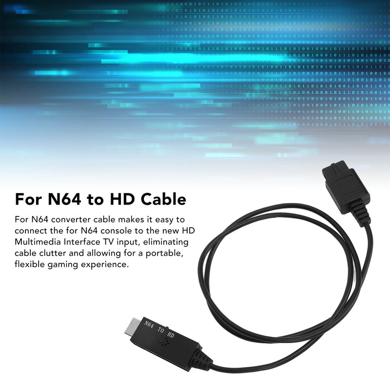 For N64 to HD Converter Cable for N64 to HD