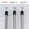 TA-VIGOR 50Pcs Rubber End Caps, 10mm ID Round Flexible Screw