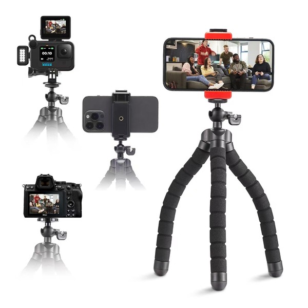 Aitteel Mini Tripod for Mobile Phone, Portable Holder for Travel