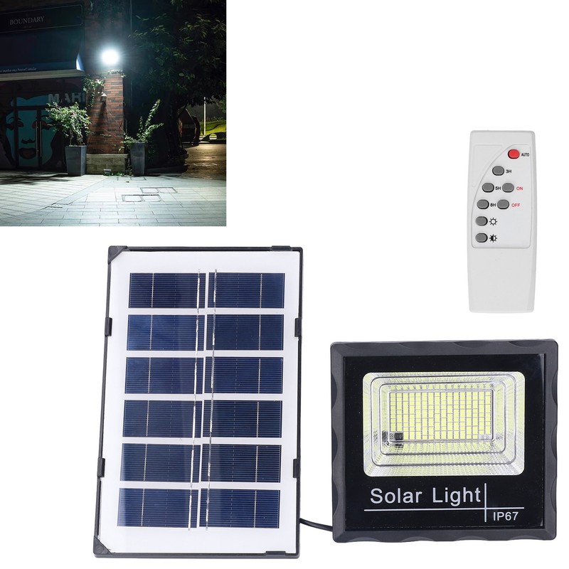 Solar Wall Lamp 100 LEDs High Brightness 50W Waterproof Outdoor