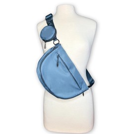 Pockets Full of Hope Crossbody Bag (#8042):_Light Grey