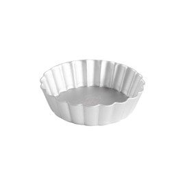 Fat Daddio's PFT-375 Round Fluted Tart Pan with Removable Bottom, 3.75 x 1 Inch