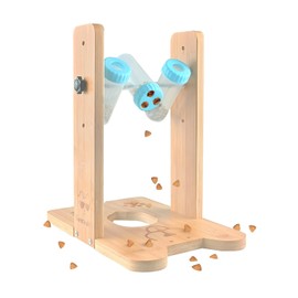 Wooden Dog Puzzle Toy, Interactive Dog Toys for Boredom, Dog Enrichment Toys for Large Dogs, Mentally Stimulating Toys for Dogs, Slow Feeder Treat Dispensing Dog Toys for Small and Large Dogs