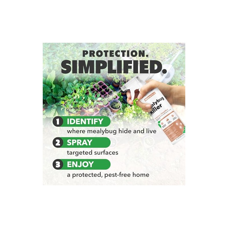 Mealy Bug Killer (16oz) | Kills On Contact, Natural Oil