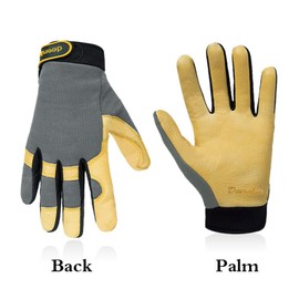 Intra-FIT Genuine Deerskin Work Gloves (Medium)