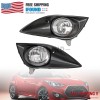 Cahuczlhoz Pair Fog Lamp W/Bezel Kit LH+RH For 2013-2016 Hyundai