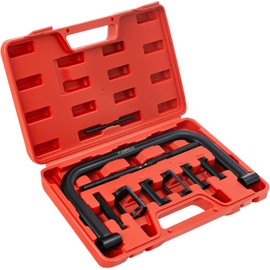 Valve Spring Compressor 10pcs Valve Spring Removal Tool for Motorcycle, ATV, Car, Small Engine Vehicle Equipment