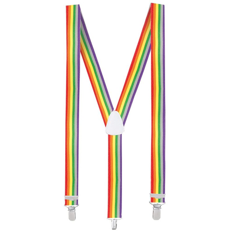 Boland 00596 Rainbow Pride Suspender Braces