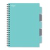 A4 Project Notebook 5 Dividers Twin Wire Soft Cover Mint