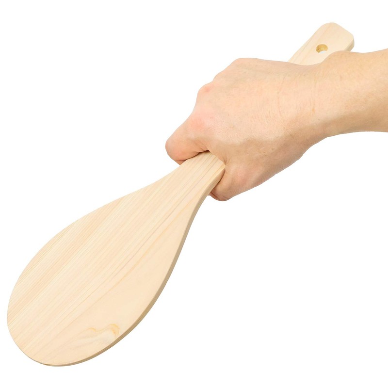 Umezawa 223357 Wooden Hinoki Rice Spoon, 13.8 inches (35 cm),