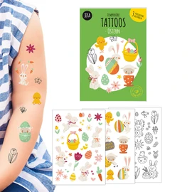 Children's Easter Tattoos, 3 Sheets Children's Tattoos, Easter Tattoos, Easter Gift for Children, Children's Tattoo Easter, Small Items, Easter Stickers Children, Mal Me Colourful