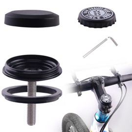 Airtag Bicycle Holder, Airtag Bicycle Mount Hidden Waterproof, Bicycle Anti-Theft Protection, Airtag Bike Attachment, Hidden Bicycle Stem Cap Holder for AirTag, Bicycle GPS Tracker Accessories