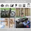 Bike Cable Lock Set, 2 Metre Steel Braided Security Cable,