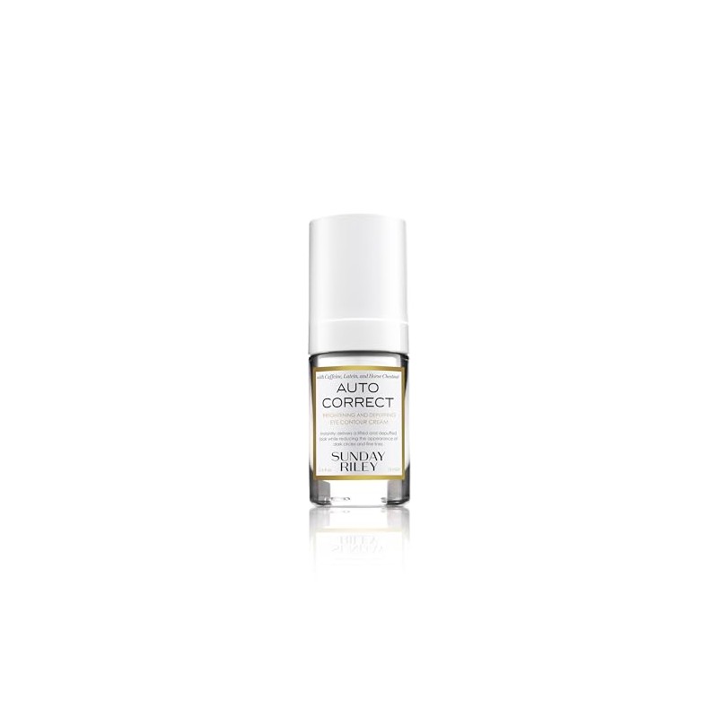 Sunday Riley Auto Correct Brightening and Depuffing Eye Contour Cream,
