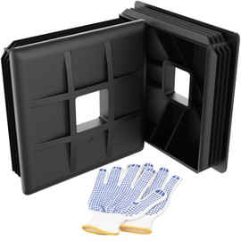 AUTOMATTERS RV Bumper End Cap 2 Pack, 4” PE Camper Bumper End Cap, Easy to Install and Remove, Ideal RV Parts and Accessories