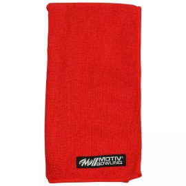 Motiv Rally Microfiber Bowling Towel Red