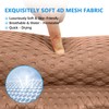 REEZEIVI Bath Pillows for Tub,Bath Pillow with 6 Non-Slip Suction