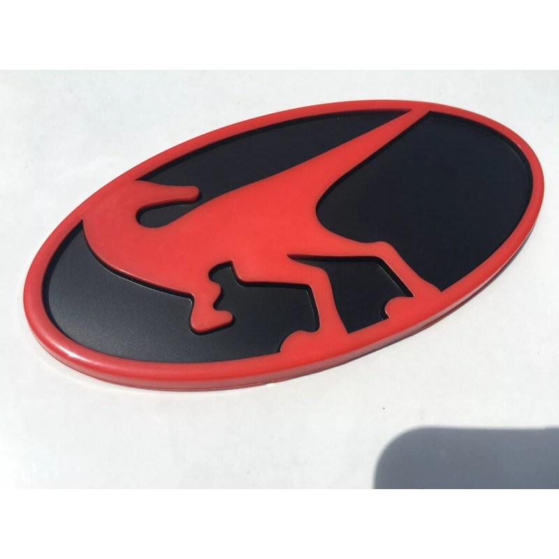 Exos Red Raptor Rear Emblem for Hyundai Veloster Turbo &