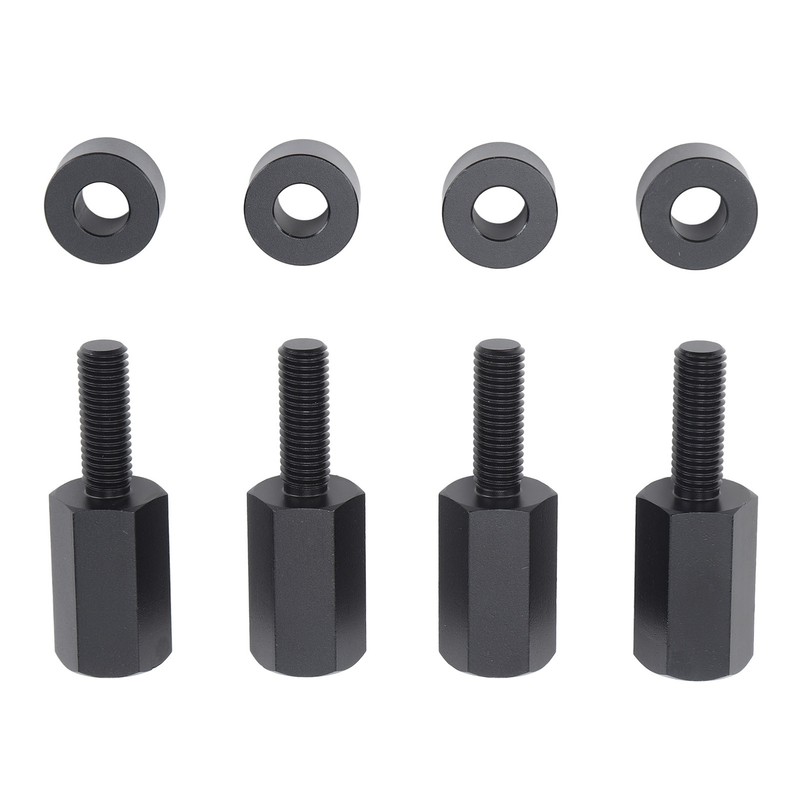 4Pcs Seat Lift Mount Kits 2 Inch Black Reliable Rugged