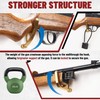 TRIPLE DEER Gun Rack Wall Mount Gun Storage with Felt,
